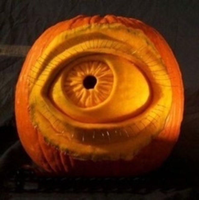 Pumpkin eyeball